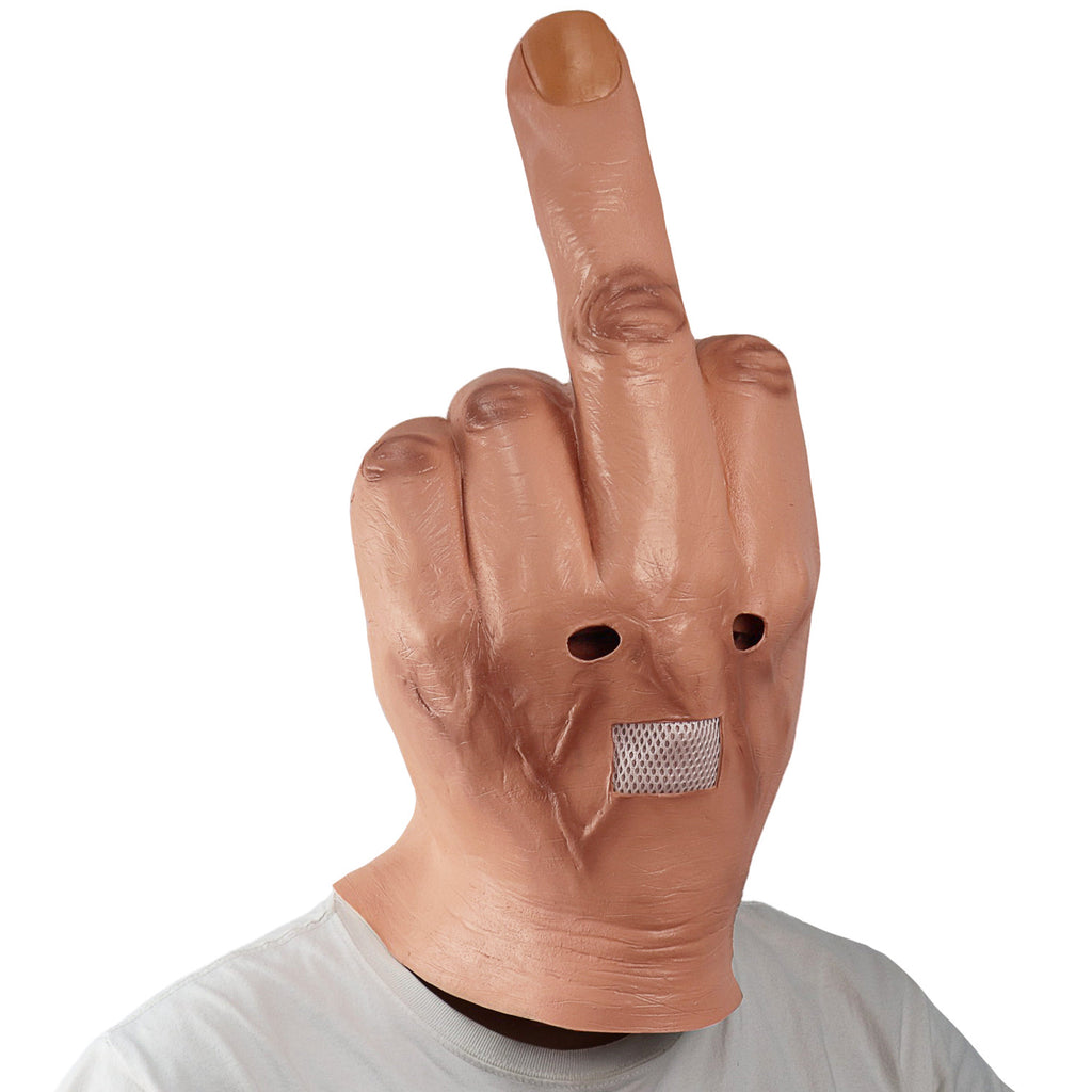 Despise middle finger mask Halloween spooku mask