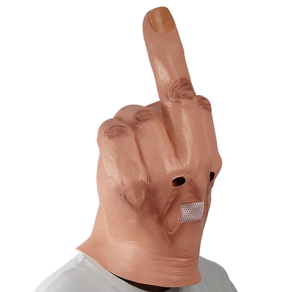 Despise middle finger mask Halloween spooku mask