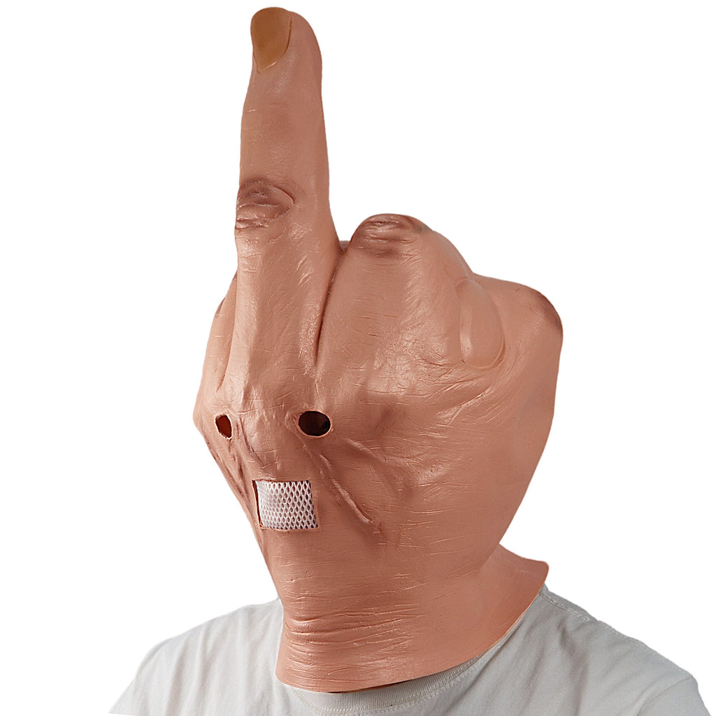 Despise middle finger mask Halloween spooku mask