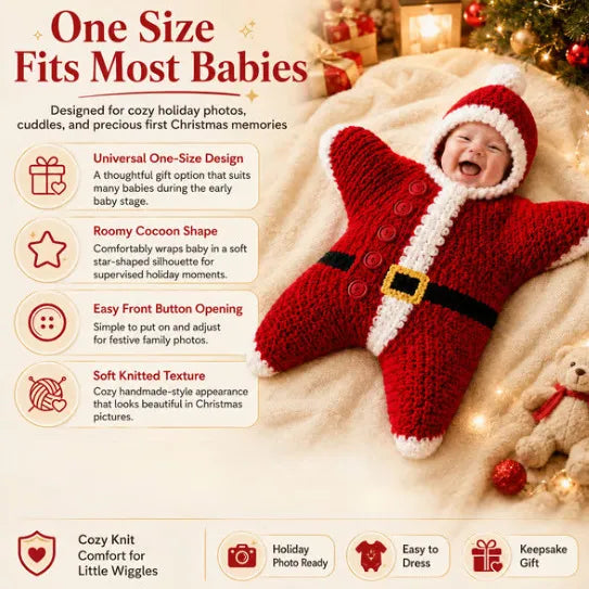 Baby's First Christmas Keepsake Star Outfit