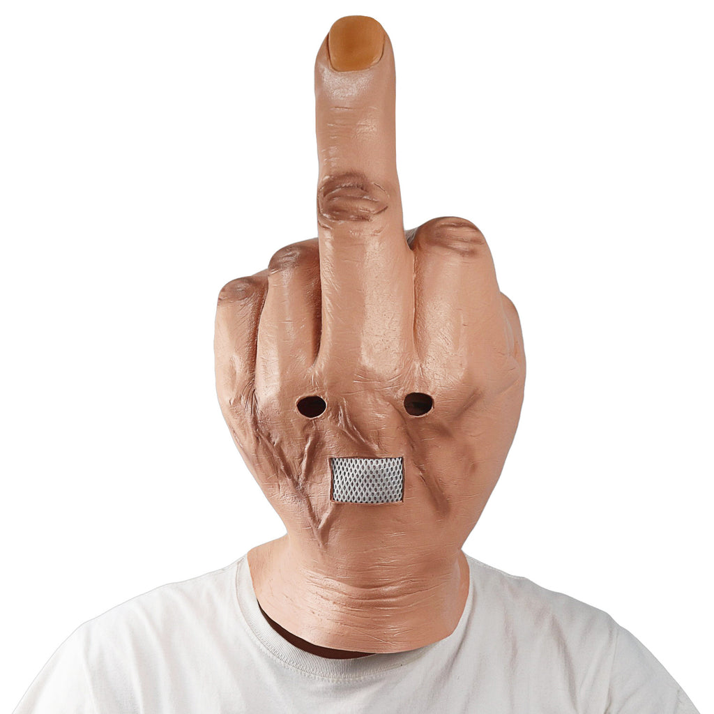 Despise middle finger mask Halloween spooku mask